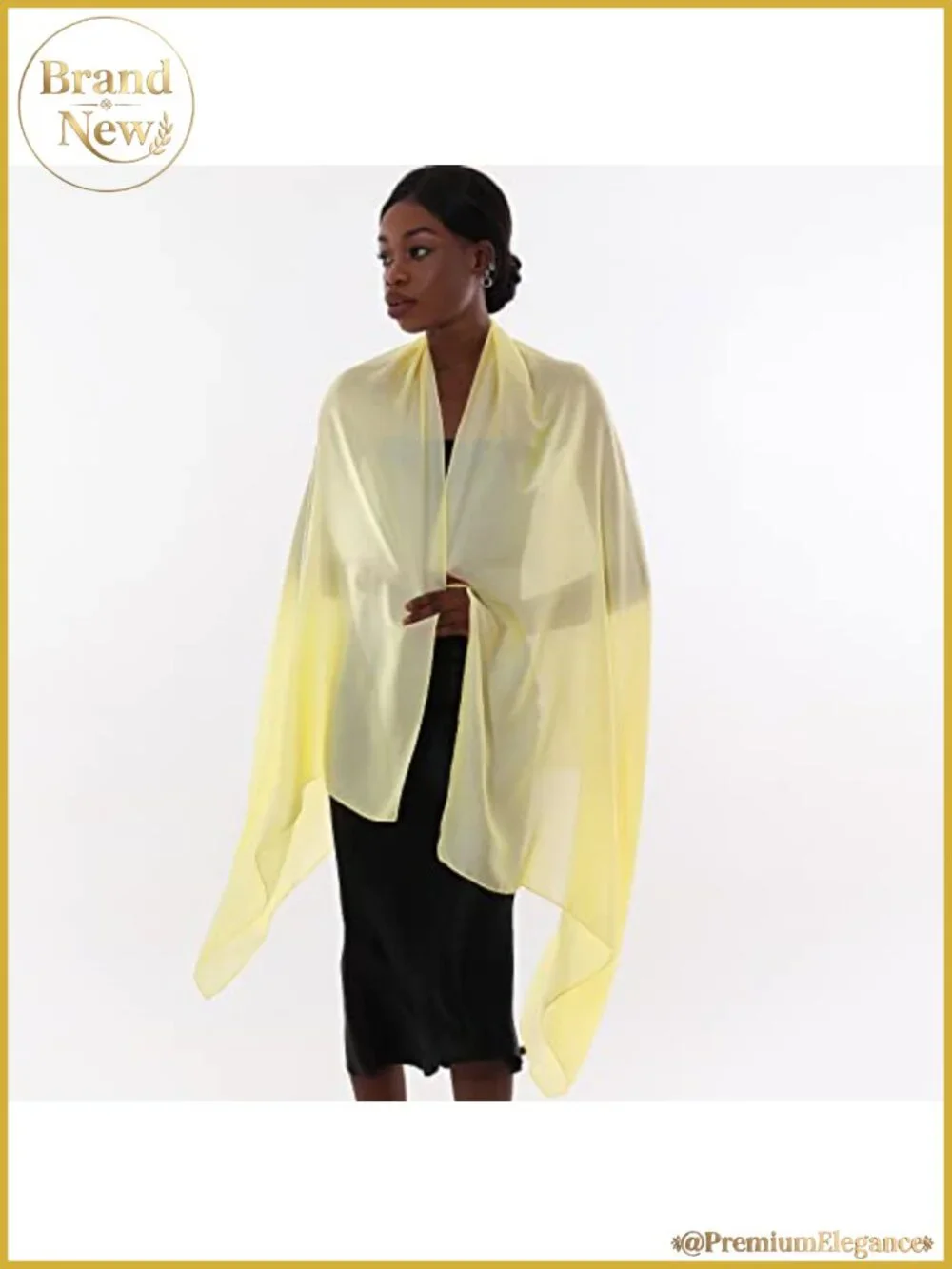 Silk Pashmina Shawl Wrap Evening Dress Bridal Wedding Scarf